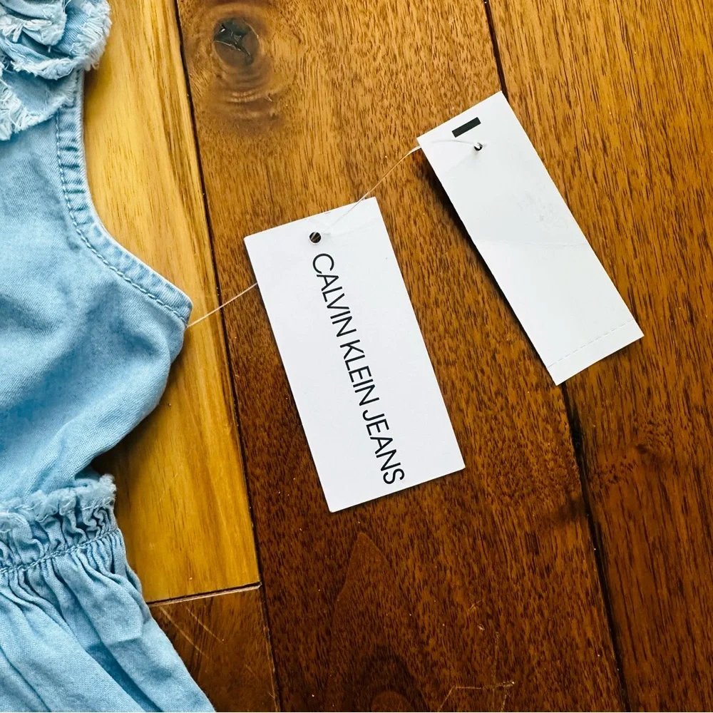CALVIN KLEIN Girl's Top & Leggings 2-Piece Set Size 6X
